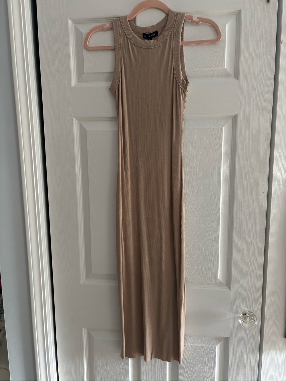 JLUXLABEL Sleeveless Maxi Dress in Taupe Beige